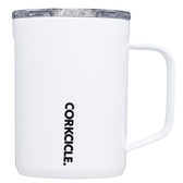 美國 CORKCICLE Classic系列三層真空咖啡杯 475ml-白