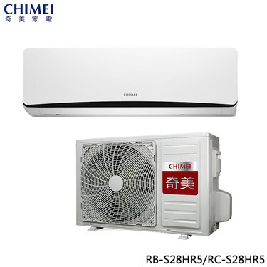 CHIMEI 奇美 RC-S28HR5 4坪適用 星曜變頻系列 快易潔 冷暖冷氣 RB-S28HR5