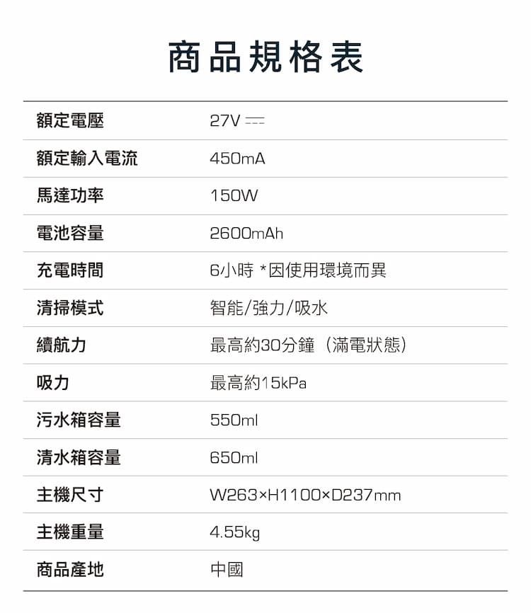 sOlac SFW-091W S13 無線智能洗地機 三效一體 吸拖洗 LED地刷補光燈