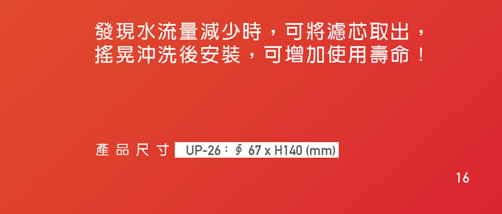 賀眾牌 UP-26 奈米晶透美肌沐浴組 奈米除氯活水 添加天然維生素C 富含微量元素 安裝DIY