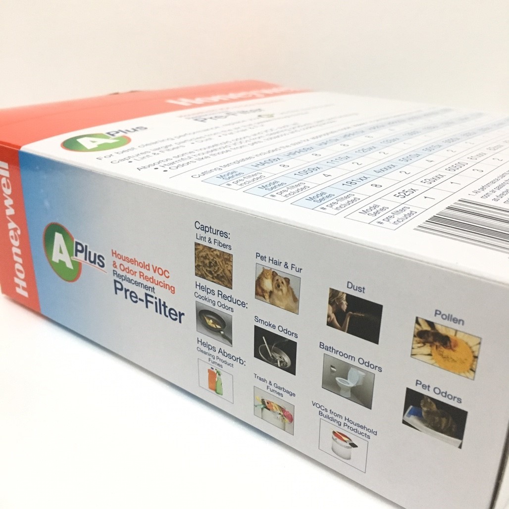 Honeywell HRF-APP1AP CZ除臭濾網 空氣清淨機耗材 有效捕捉空氣中較大汙染顆粒