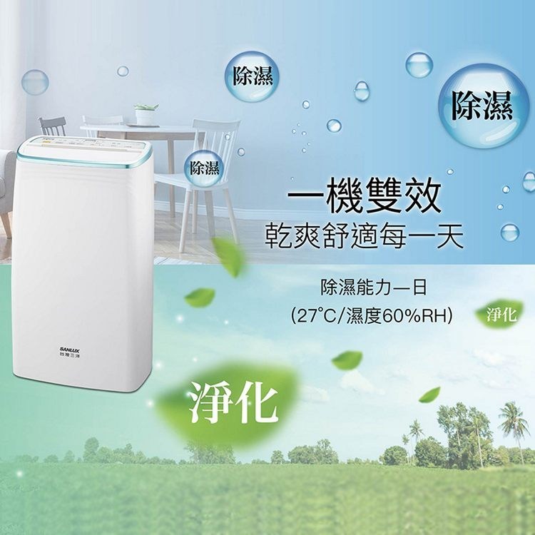 SANLUX 台灣三洋 SDH-128M 除濕機 12公升/日 一級能效 負離子 適用12-14坪