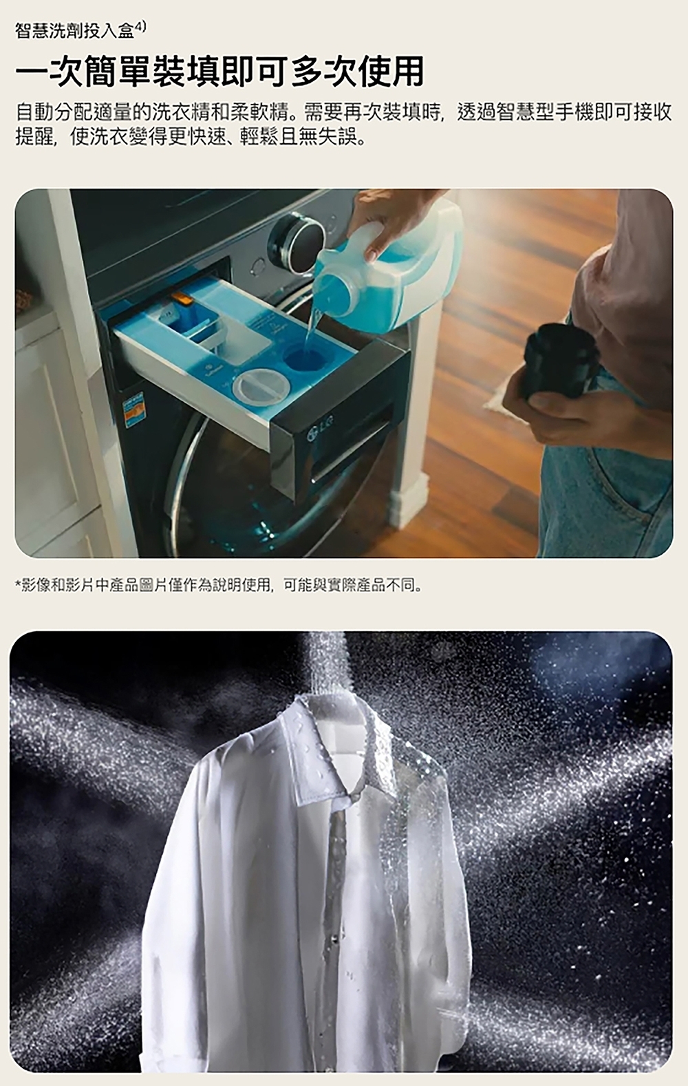 LG 樂金 WD-S22FHDB 滾筒洗衣機 洗22kg/烘15kg  蒸洗脫烘 熱泵除濕 尊爵黑 