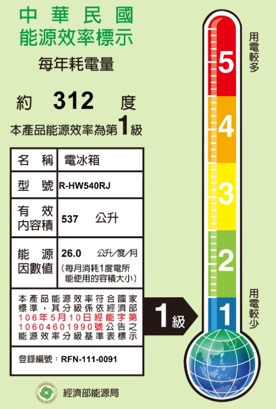 日立 RHW540RJ 冰箱 537L 6門 變頻 琉璃門 日製 琉璃鏡