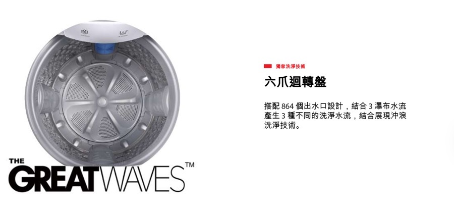 東芝 AW-M1150PTA(WW) 10.5KG 定頻 直立式洗衣機 沖浪洗淨 金級省水 極地白