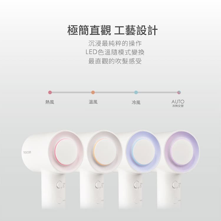 TESCOM TD760 專業負離子吹風機 羽量級 BLDC超高轉速直流無刷馬達