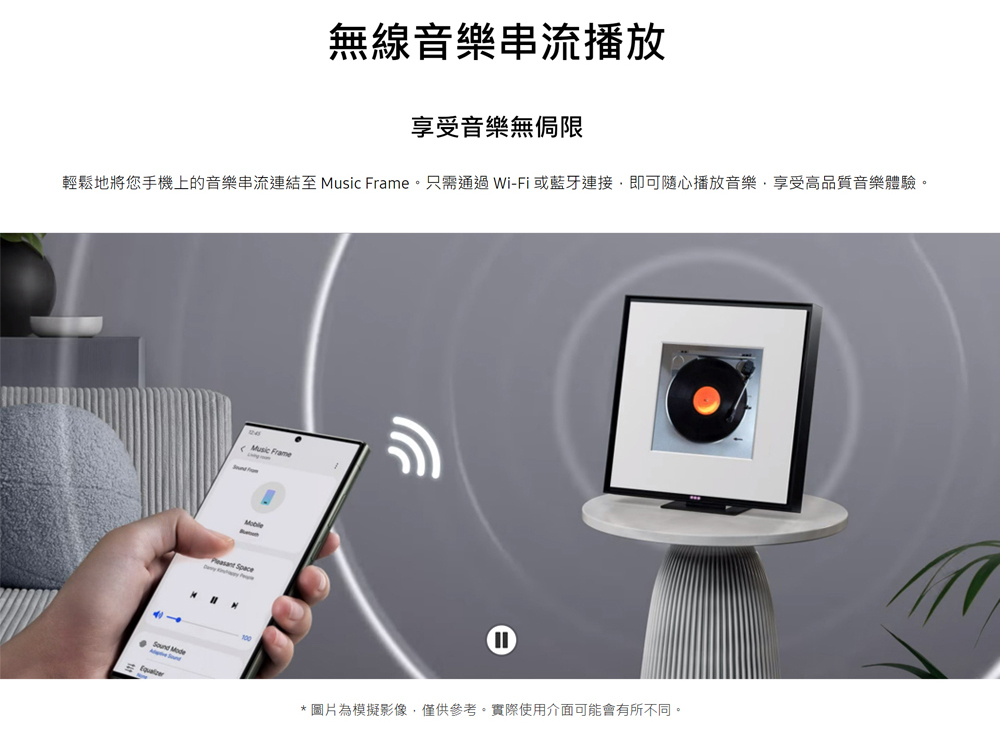 三星 HW-LS60D/ZW Music Frame音樂畫框藍牙喇叭 LS60D