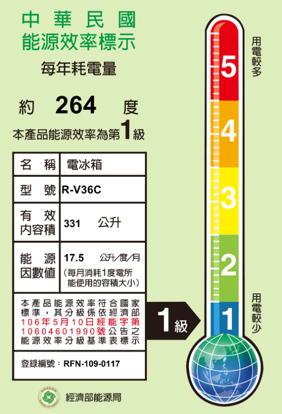 日立 RV36C 冰箱 331L 3門 變頻 鋼板 星燦灰