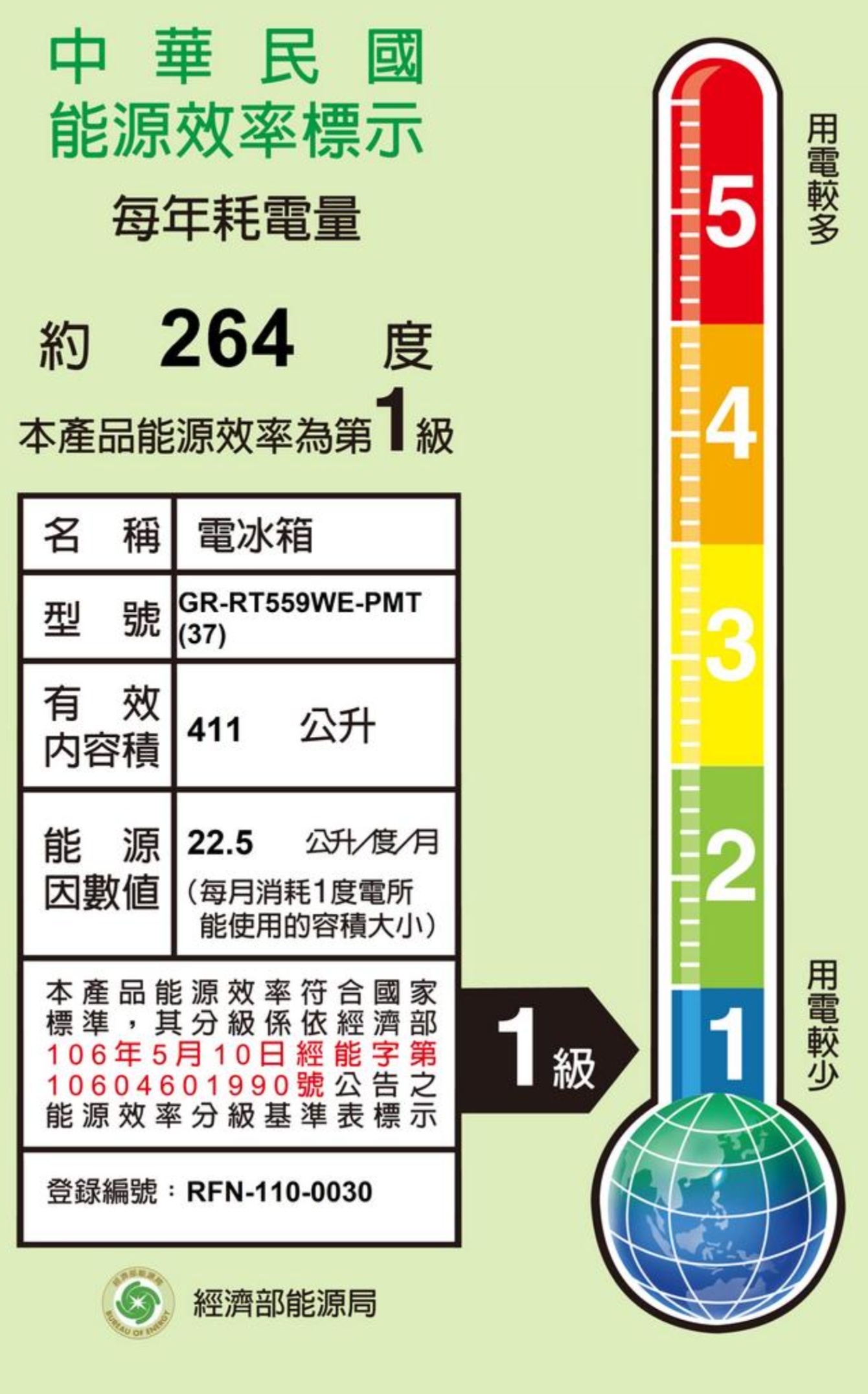 東芝 GR-RT559WE-PMT 411L 變頻 兩門冰箱 一級能效 -1度微冷凍保鮮室 抗菌除臭