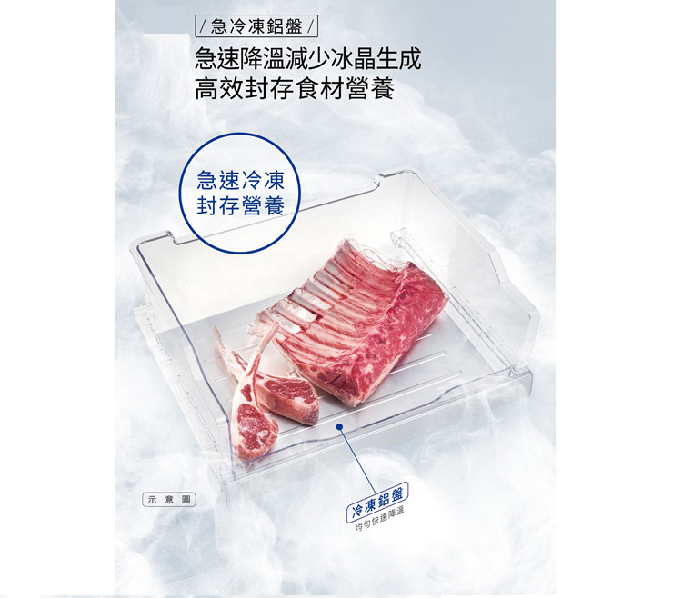 【展品出清】日立 RBX330 雙門冰箱 313公升 下冷凍 琉璃觸控面板 漸層琉璃黑 強化玻璃層架