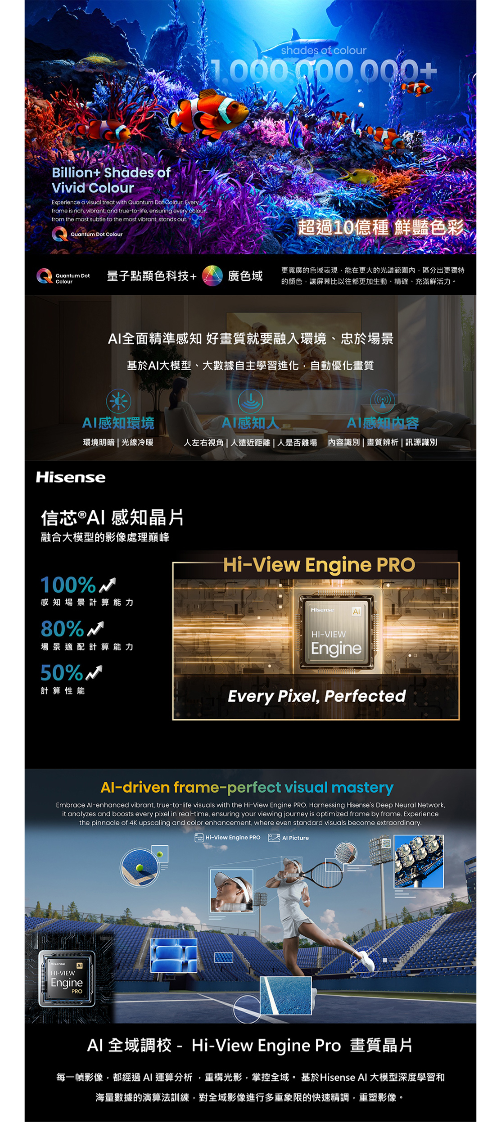 【來電優惠價】Hisense海信 75Q7N 75吋 智慧連網顯示器 重低音2.1 聲道 含桌裝