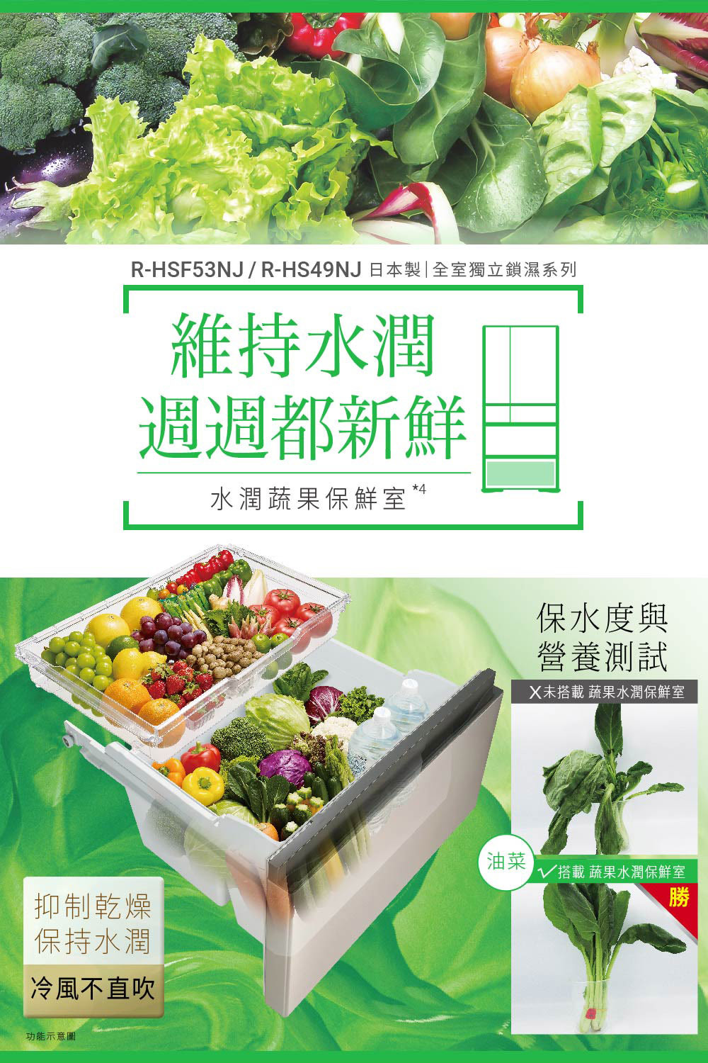 日立 RHSF53NJ 六門冰箱 527L 變頻 鋼板 日製 消光白 一級省電 自動製冰 特鮮冰溫室