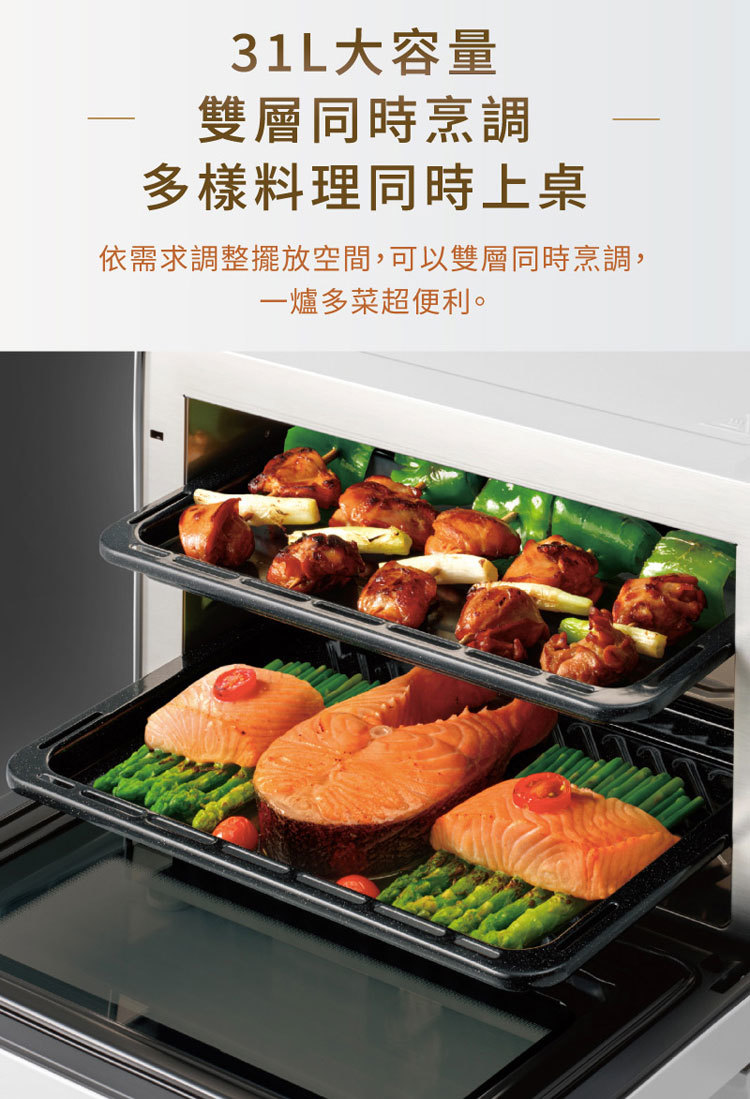 國際 NU-SC280W 蒸氣烘烤爐 31L 蒸 烤 煎 炸 烘 燉 一爐就OK 雙孔直噴水蒸氣