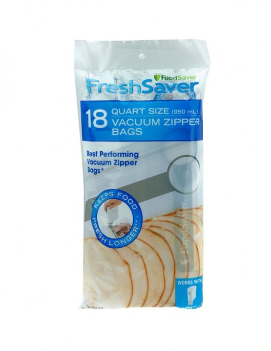 【新品出清】Foodsaver 真空夾鍊袋 真空機配件/耗材 940ml 18入 重複用 可水中加熱