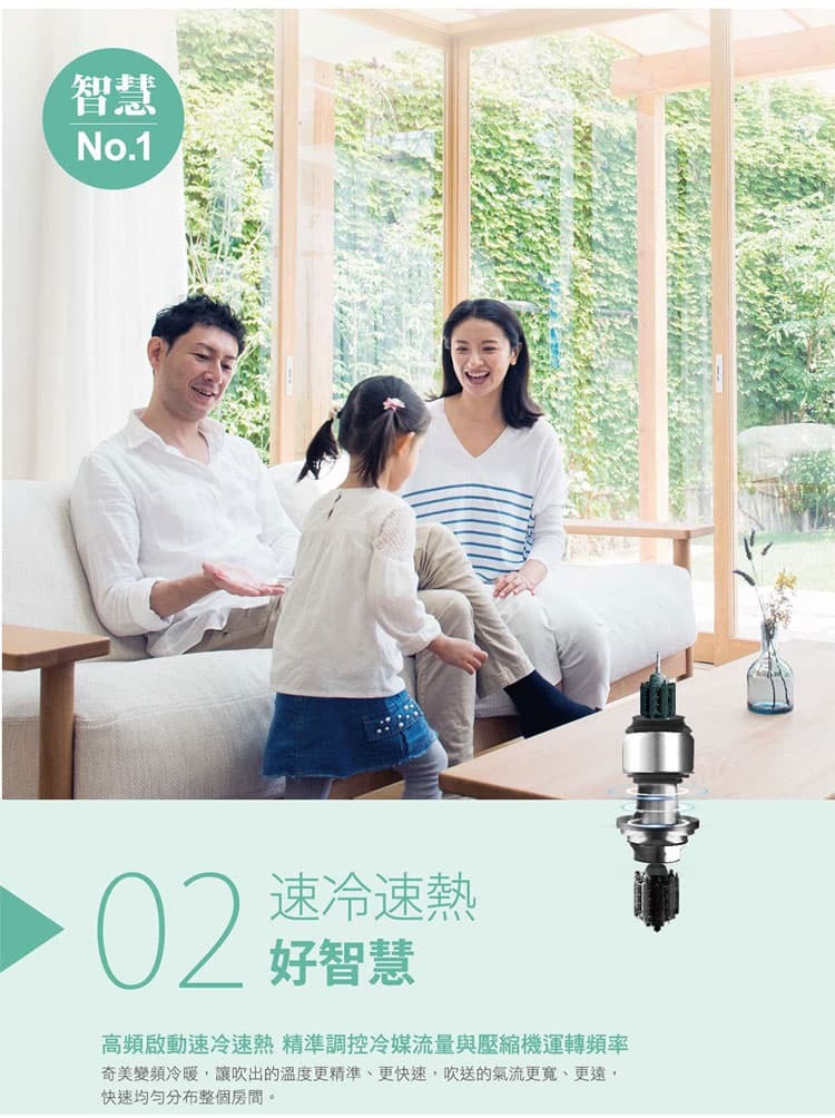 奇美 RC-S72HT5 10坪適用 星爵變頻系列 冷暖冷氣 RB-S72HT5