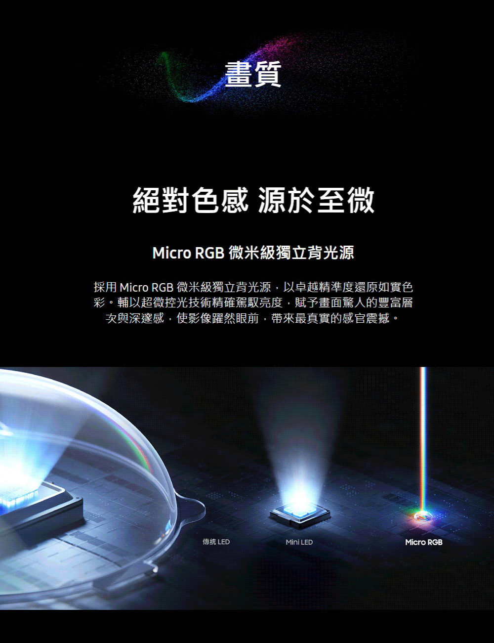 三星 MRA65R85HAXXZW 65吋 4K 144Hz Micro RGB AI智慧顯示器