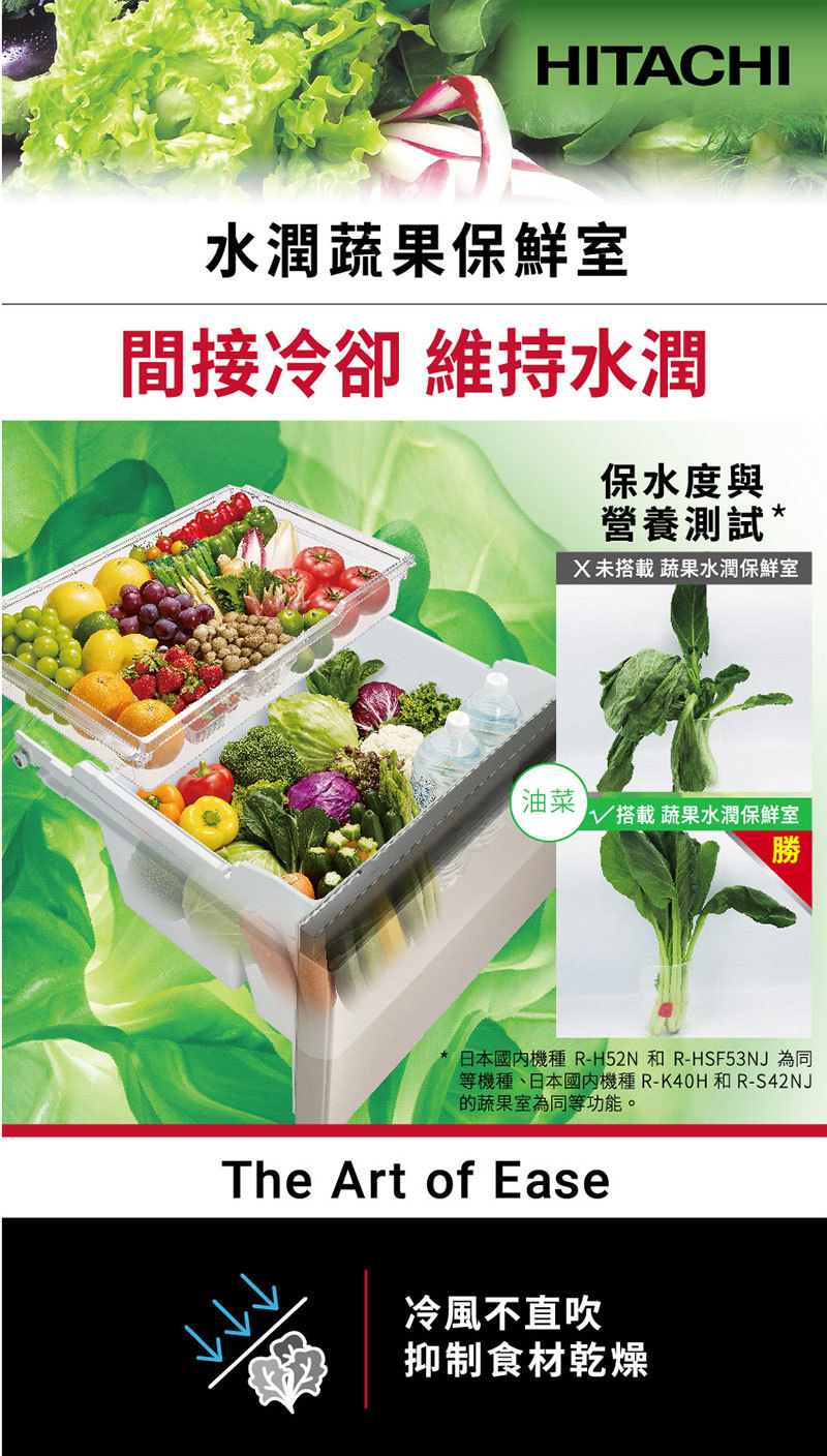 日立 RHS54TJ 冰箱 537L 5門 變頻 日製 一級能效 月光白 獨立自動製冰室 特鮮冰溫室