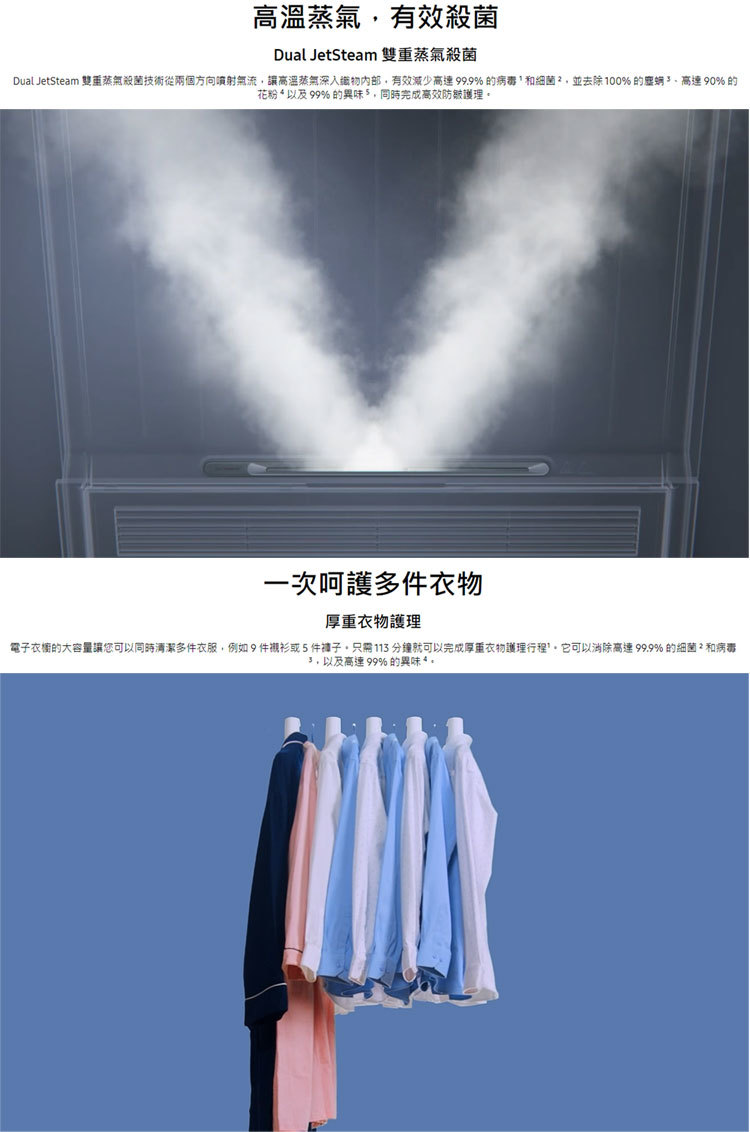 三星 DF24CB9900CRTW  AI智慧 電子衣櫥 Bespoke 夜幕黑
