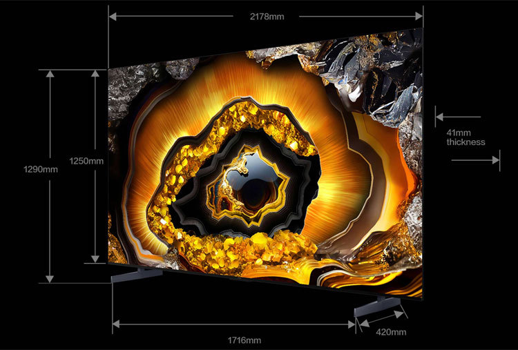 TCL 85X11 85吋 頂級 QD-Mini LED GoogleTV 量子智能連網液晶顯示器