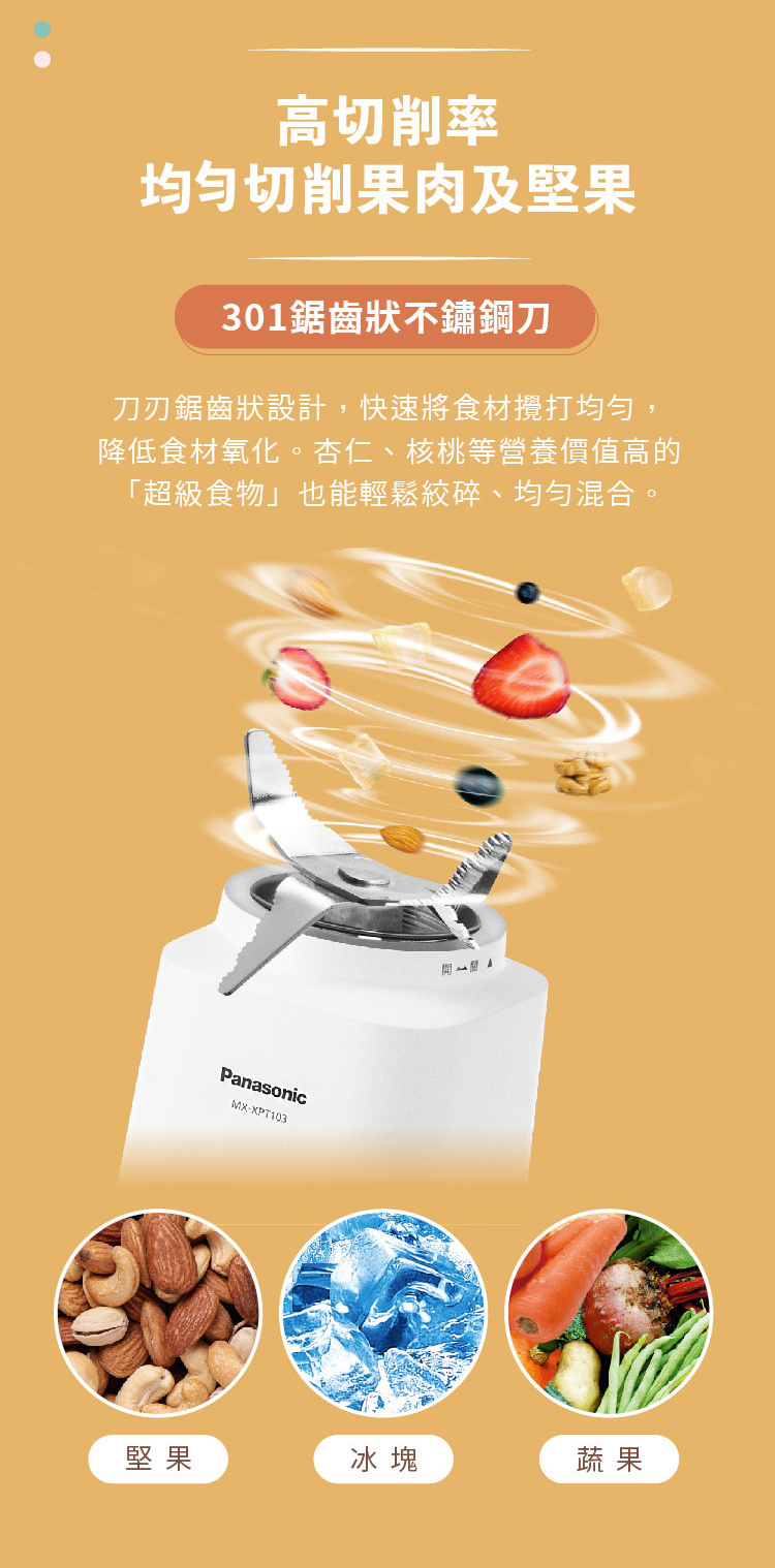 國際 MX-XPT103-W 隨行杯果汁機 600mL 璀璨白