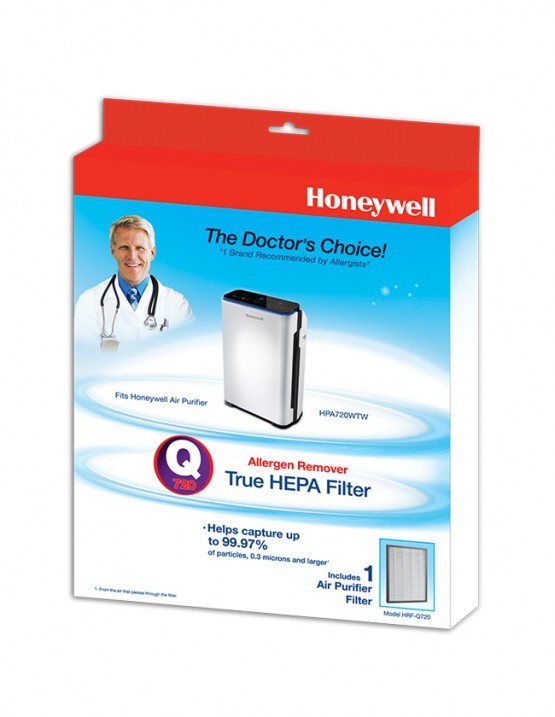 Honeywell HRF-Q720 True HEPA濾網 空氣清淨機耗材 有助過濾微粒