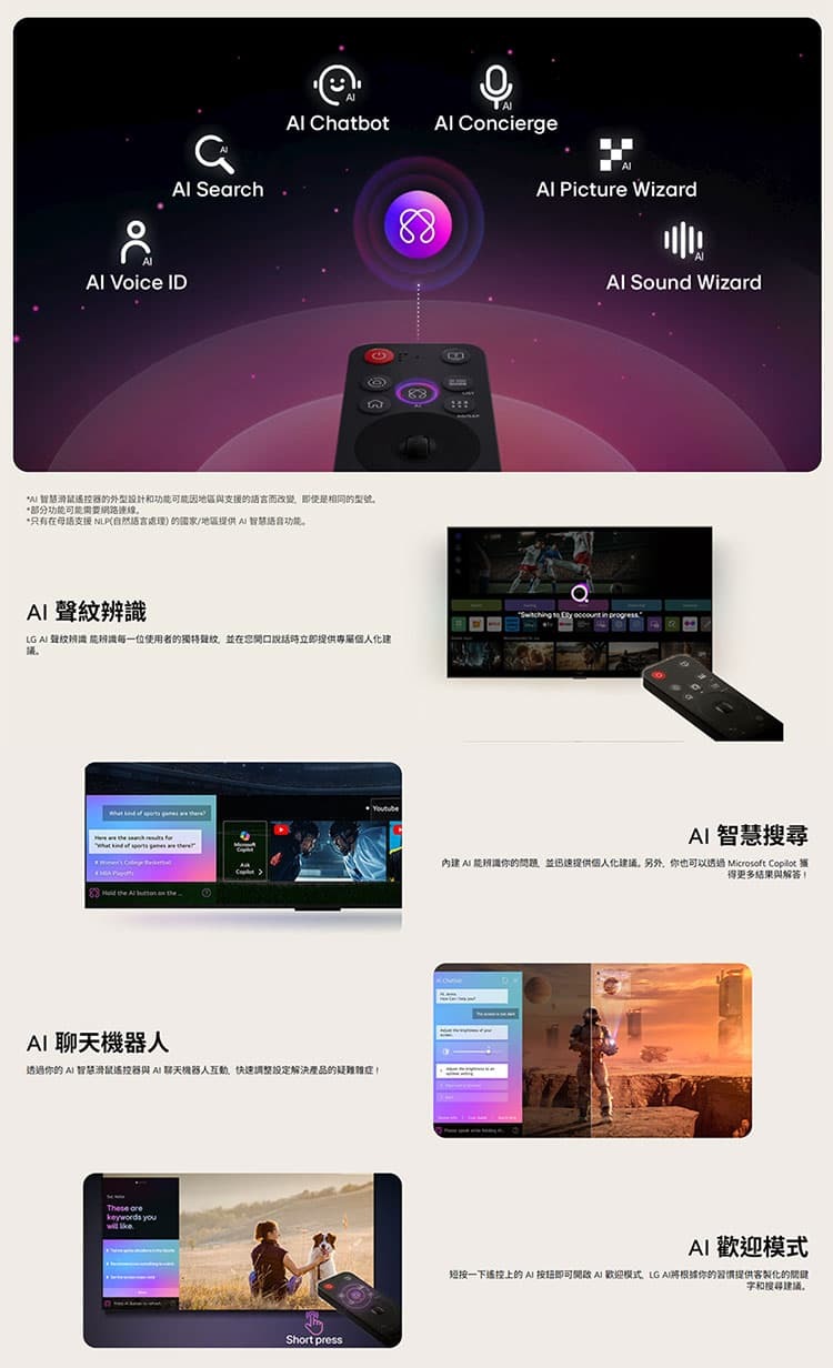 LG樂金 65QNED82ATA 65吋 QNED AI 4K 智慧顯示器 全新AI智慧滑鼠遙控器