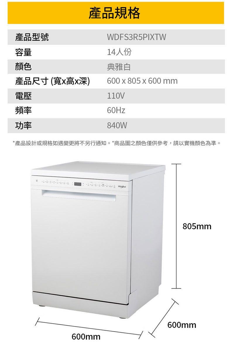 輕鬆成家 惠而浦 14人份 獨立式洗碗機 LG 智慧變頻微波爐 25公升 奇美 細口快煮壺 0.8升