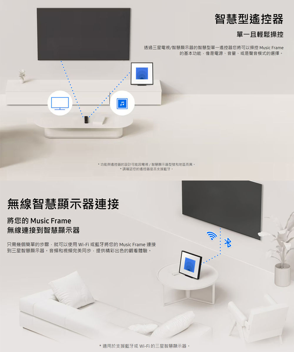 三星 HW-LS60D/ZW Music Frame音樂畫框藍牙喇叭 LS60D