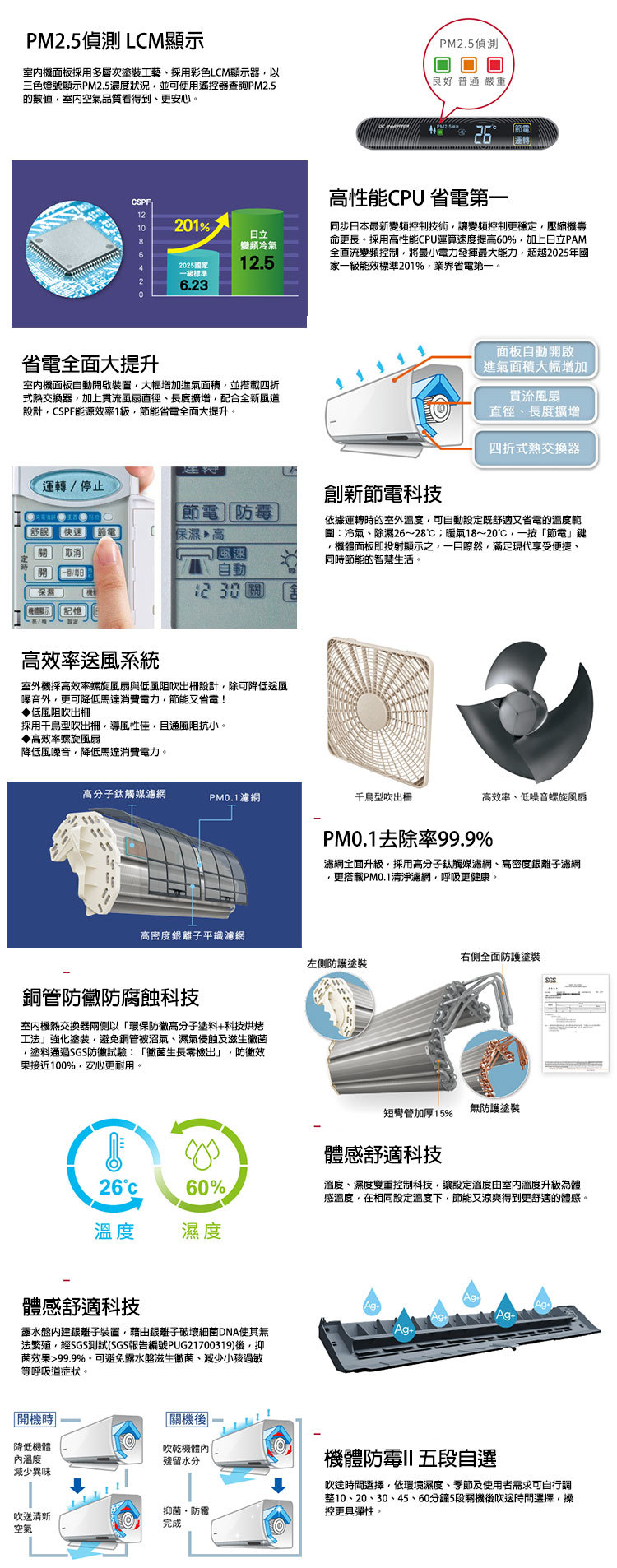 日立 RAC-50NP 8坪適用 日本製 尊榮 分離式變頻 凍結洗淨 冷暖冷氣RAS-50NT