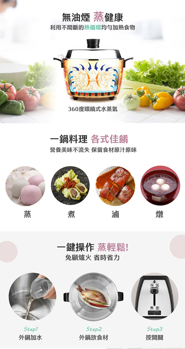 TATUNG 大同 TAC-10L-MBK 不鏽鋼電鍋 10人份 星鑽黑 SUS304不鏽鋼 全配