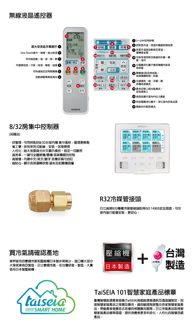 日立 RAC-63HP 9坪適用 日本製 旗艦 分離式 變頻 凍結洗淨 冷暖冷氣RAS-63HQP