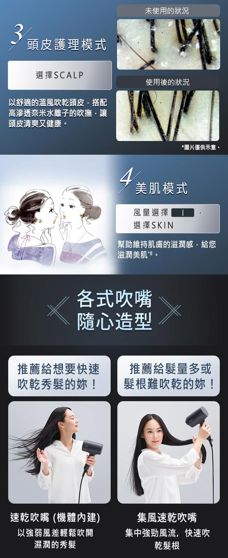 國際 EH-NA0J-A 奈米水離子 吹風機 nanocare 智慧溫控