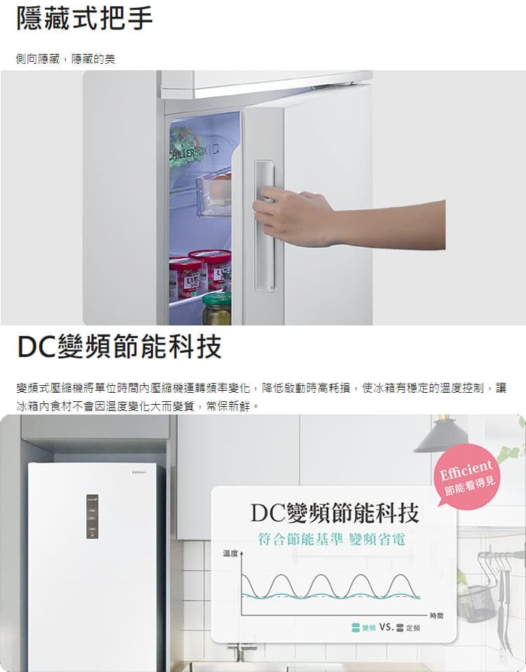 奇美 UR-B330VB 變頻冰箱 328L 雙門冰箱 冰鑽白 省電一級 AI微電腦精準溫控 下冷凍