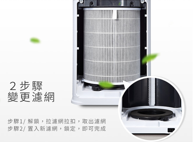 Panasonic 國際 F-ZMTS50W 圓筒狀 HEPA濾網 適用F-P50HH 2年更換一次