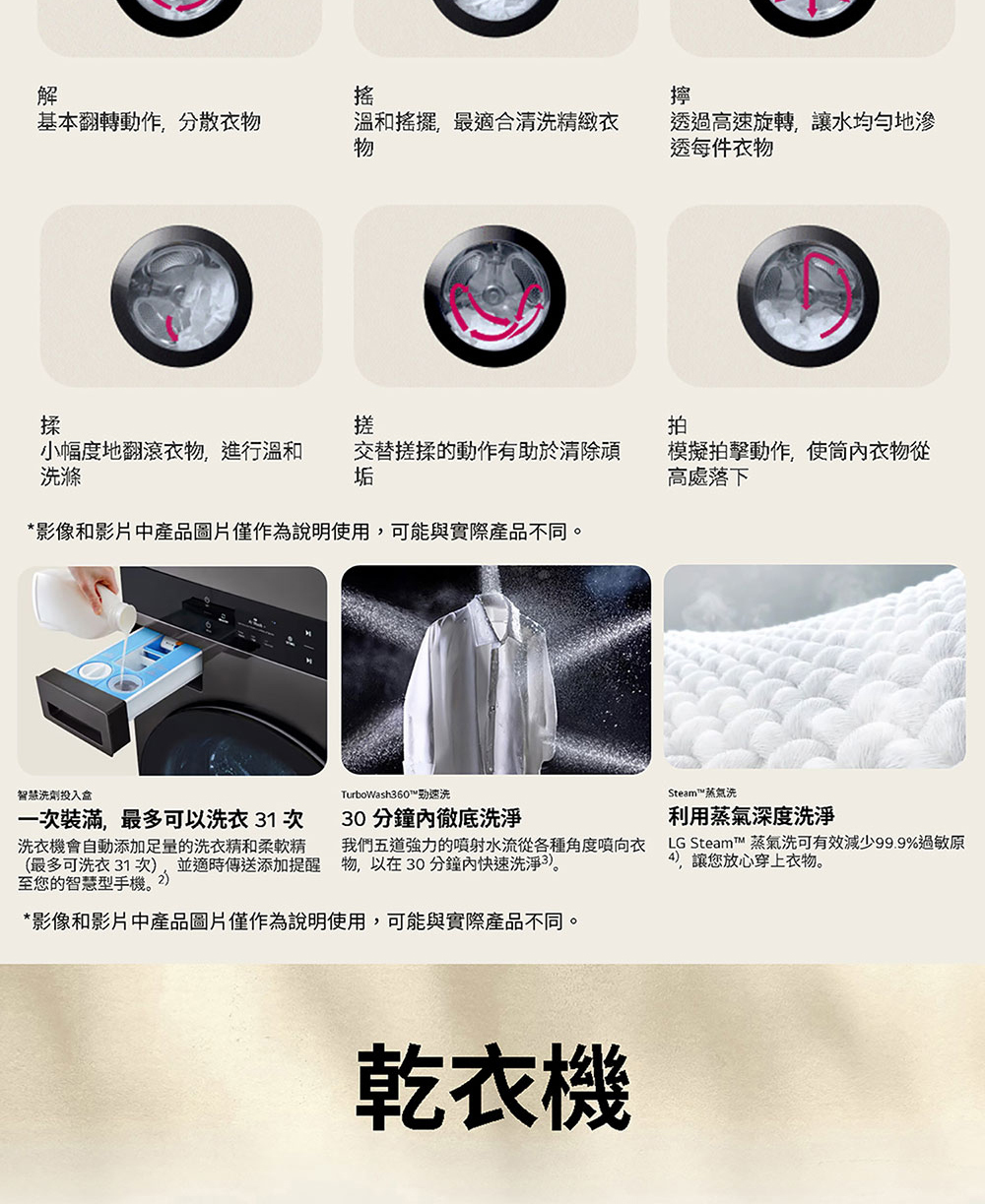 LG樂金 WD-S2220B  洗衣塔22+20kg AI智控 WashTower 尊爵黑 熱泵除濕