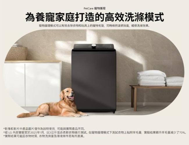 LG樂金 WT-TD16OB 16kg AI DD™ 智慧直驅變頻 直立式洗衣機 EZ 系列 瑪瑙黑