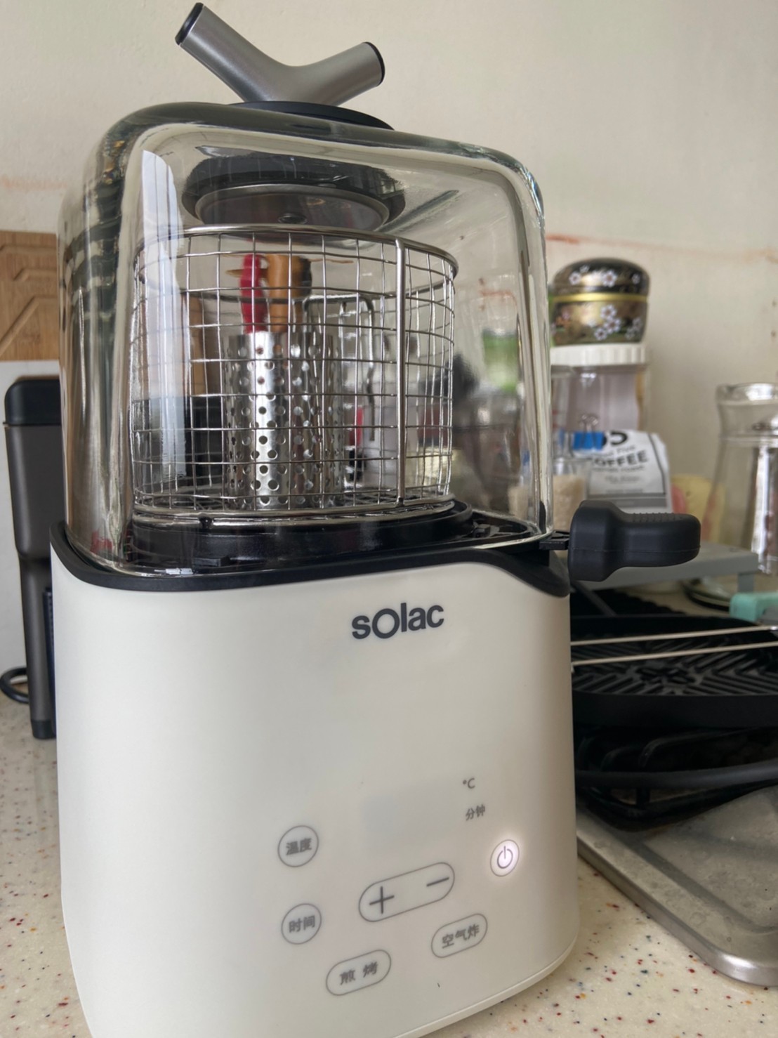 sOlac SAF-701W 氣炸/煎烤 透明氣炸鍋 