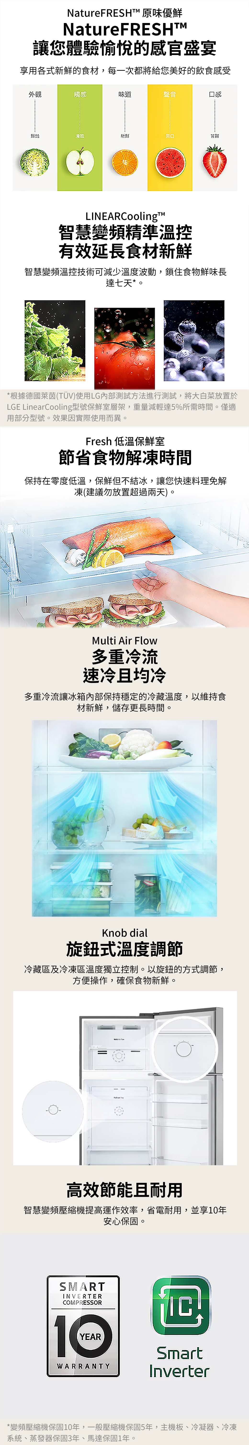 LG 樂金 GN-L243SVN 冰箱 243L 智慧變頻雙門 Fresh 低溫保鮮室 星辰銀