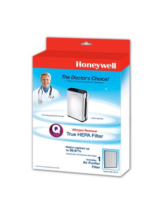 Honeywell HRF-Q710 True HEPA濾網 空氣清淨機耗材 有助過濾微粒