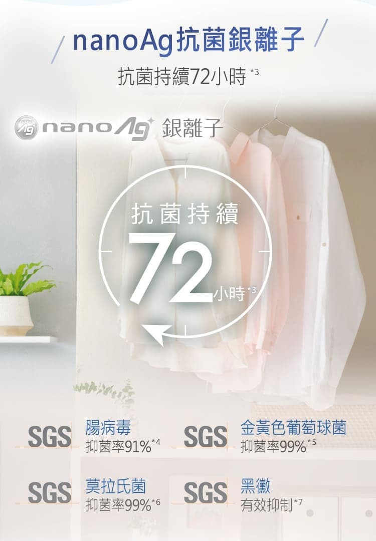 國際 NA-V150MT-PN 變頻直立式洗衣機 15公斤 雙效自動槽洗淨 抗菌渦輪迴轉盤