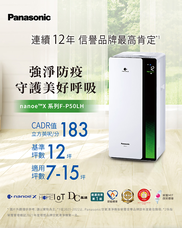 國際 F-P50LH 空氣清淨機 適用6-13坪