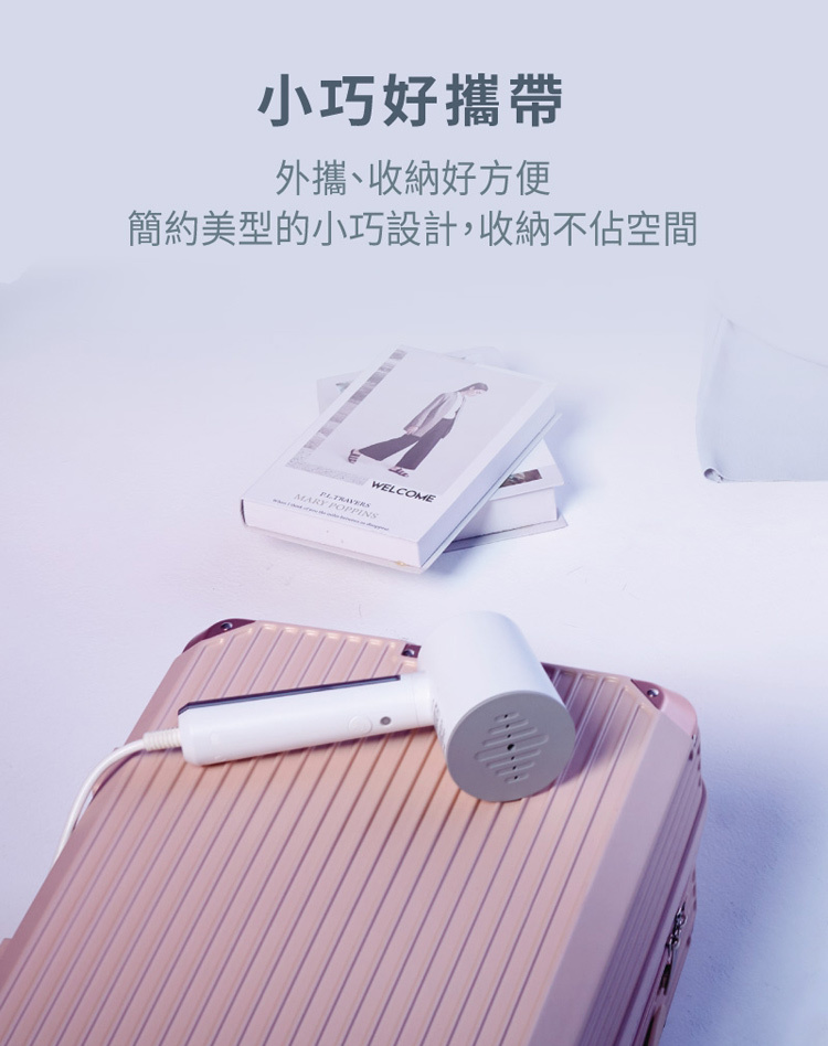 國際 NI-GHD015-W 手持掛燙機 高效除皺 熨燙輕時尚 白色
